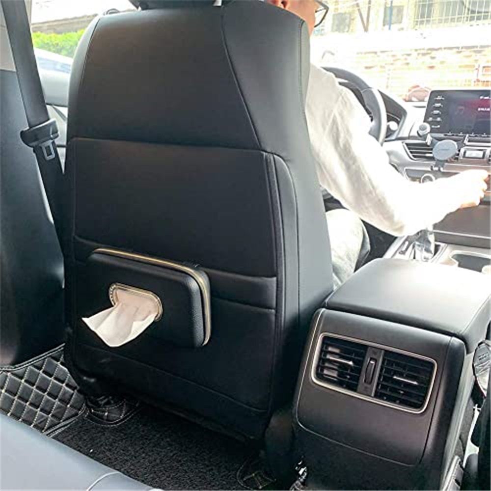 Car Tissue Holder, Sun Visor Napkin Holder, Car Visor Tissue Holder, Luxury PU view 4
