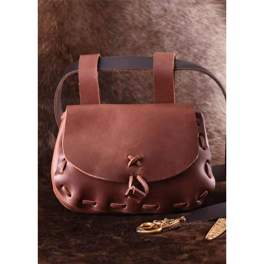 Medieval Waist Pack Vintage Belt Pouch Waist Bag Renaissance Costume view 3