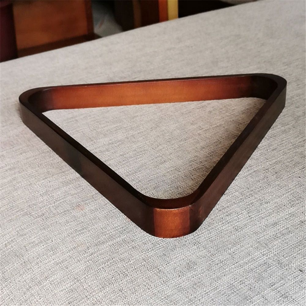 Solid Wood Billiard Triangle 9-Ball Diamond Pool Ball Racks for 2-1/4" Pool Balls view 2