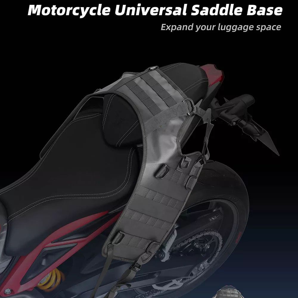 Motorcycle Saddle Bag/Tail Bag/Seat Bag Universal Saddle Bag Mounting Base view 4