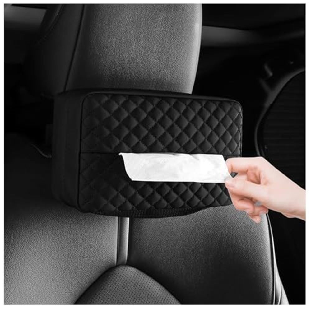 Car Tissue Holder, Car Napkin Cover, Car Tissue Box, Car Tissue Paper Box view 2