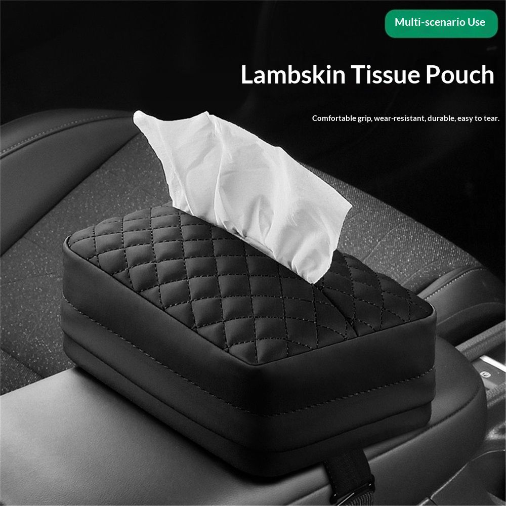 Car Tissue Holder, Car Napkin Cover, Car Tissue Box, Car Tissue Paper Box view 3
