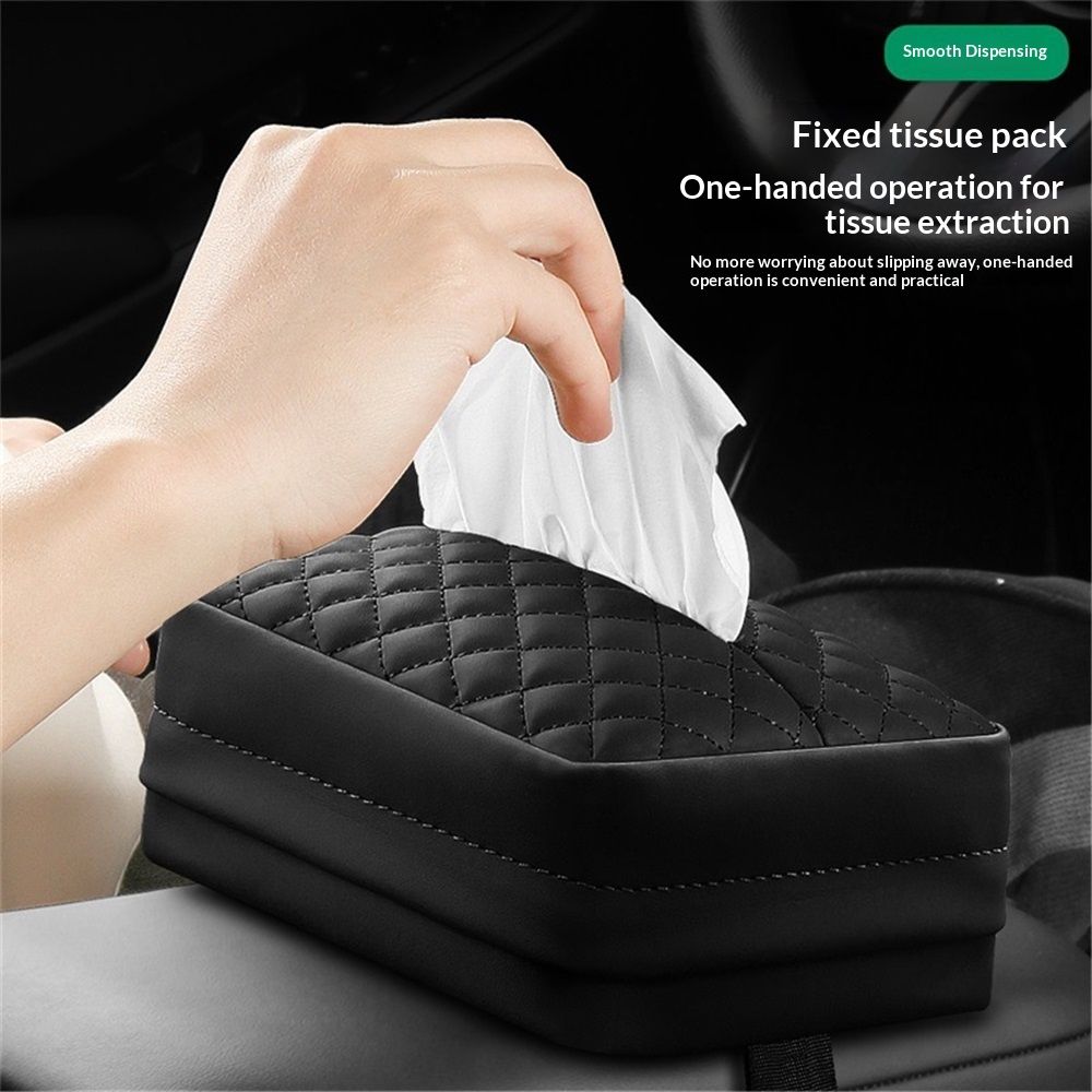 Car Tissue Holder, Car Napkin Cover, Car Tissue Box, Car Tissue Paper Box view 4