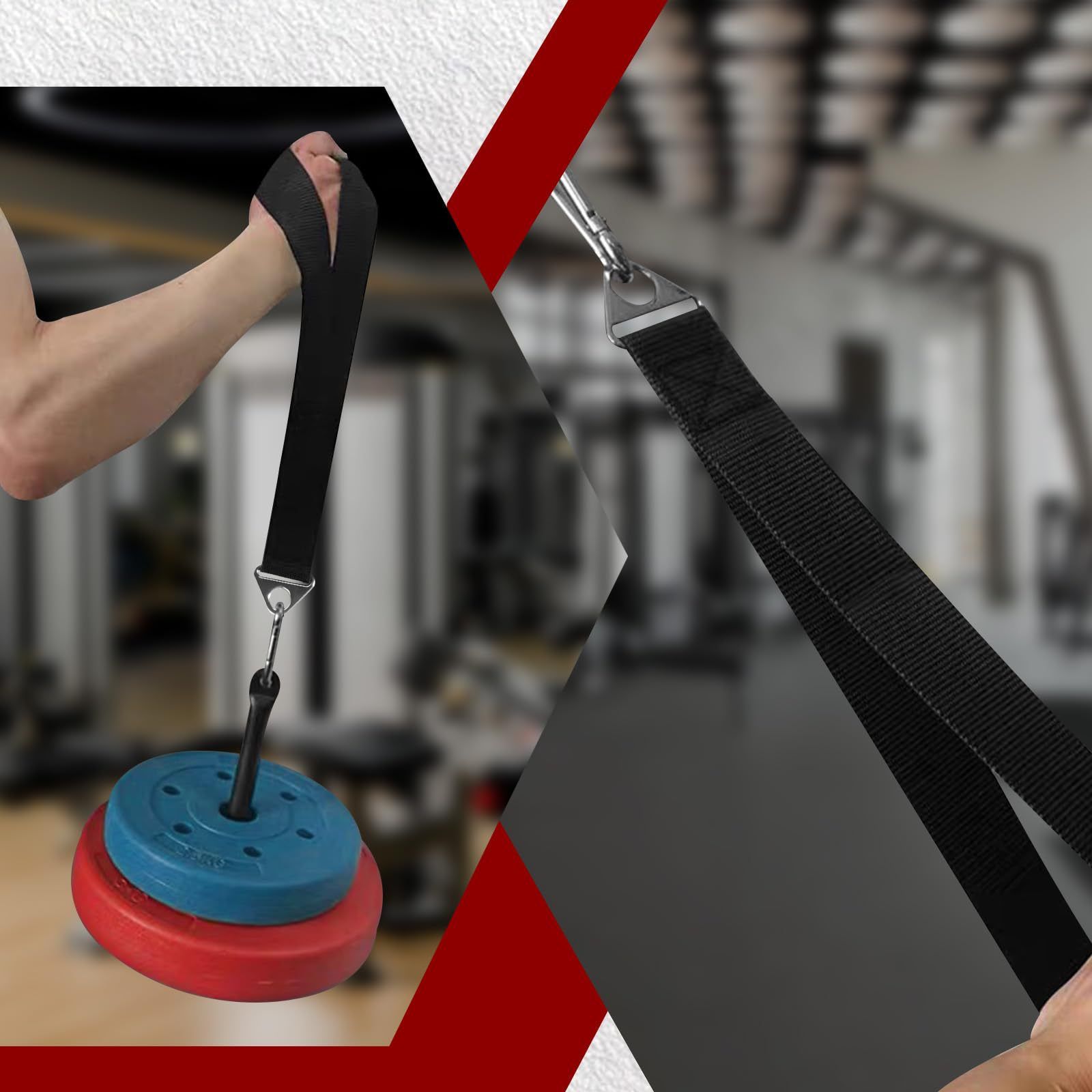 Arm Wrestling Training Strap Belt Hand Grip Arm Finger Forearm Exerciser view 3