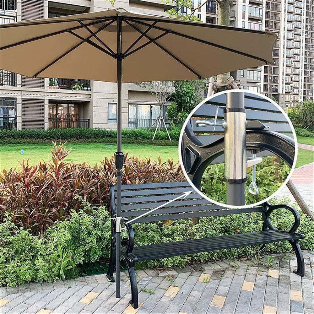 Patio Umbrella Holder Deck Umbrella Clamp Heavy Duty Steel Patio Umbrella view 3
