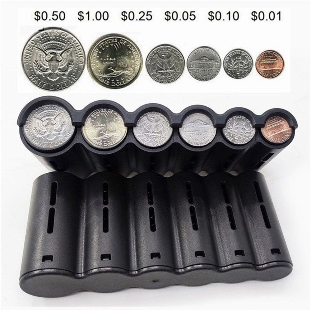 pack with banknote and coin holder with belt and Euro sorter and organizer view 5