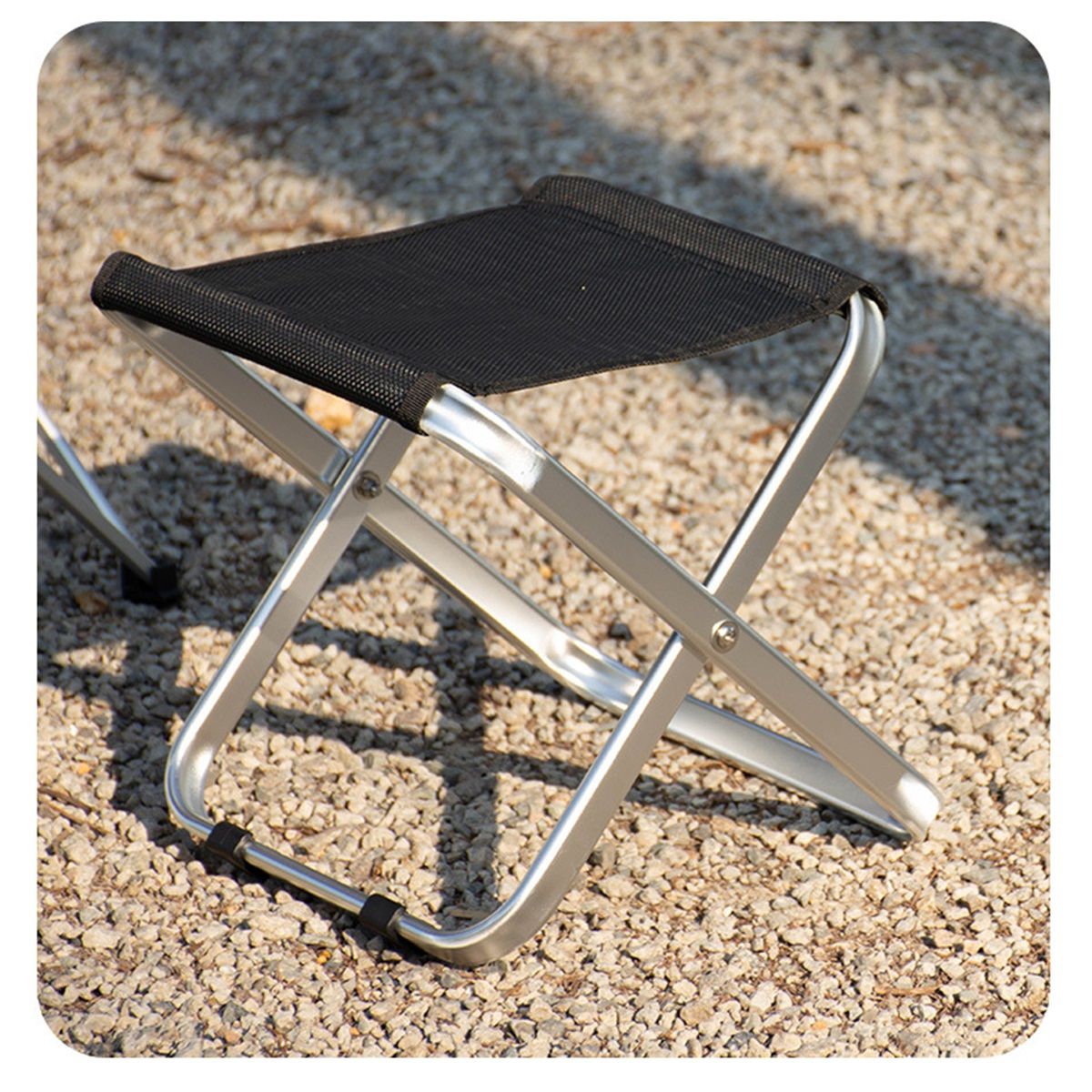 Camping Stool, Portable Folding Stool XXL Size Camping Stool for Adults