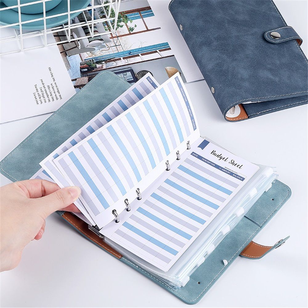 A6 binder diary, used for office, school, travel, business planning, including view 4