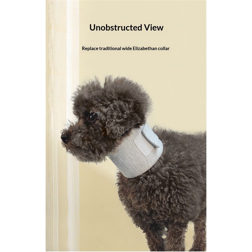 Cat Neck Brace Elizabethan Collar for Pet After Surgery Recovery Adjustable view 2