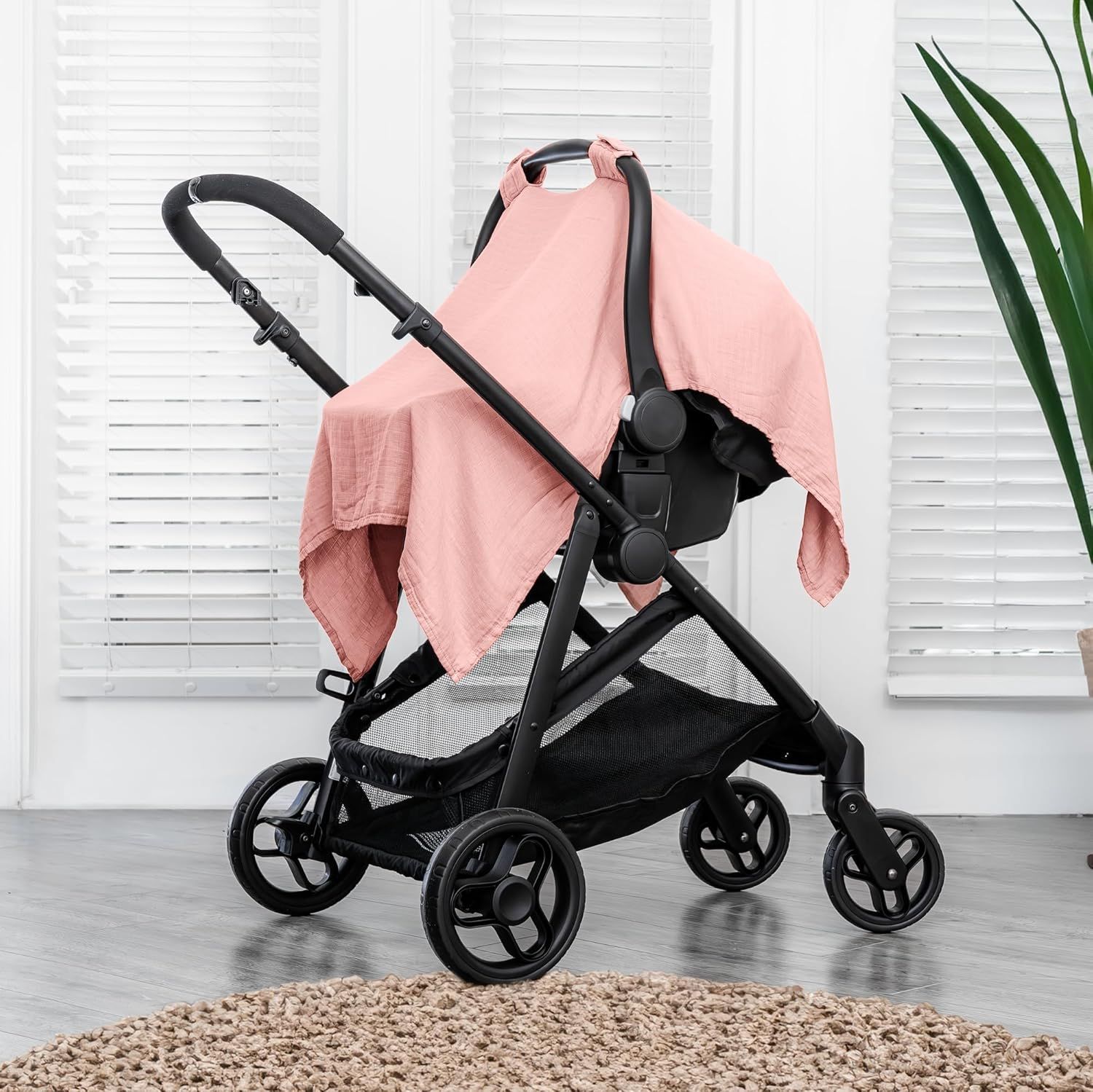 Baby car seat cover - soft view 2