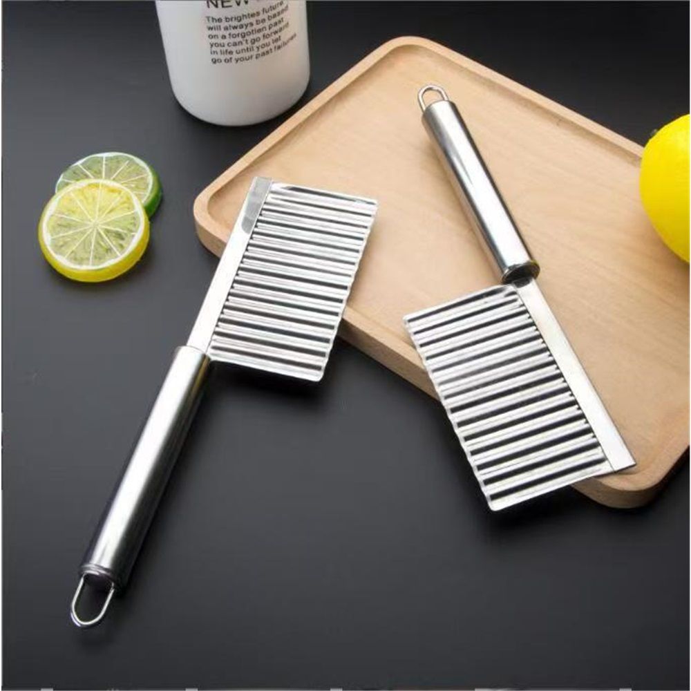 2pcs Home Kitchen Plastic Handle Stainless Steel French Fries Potato Carrot view 4