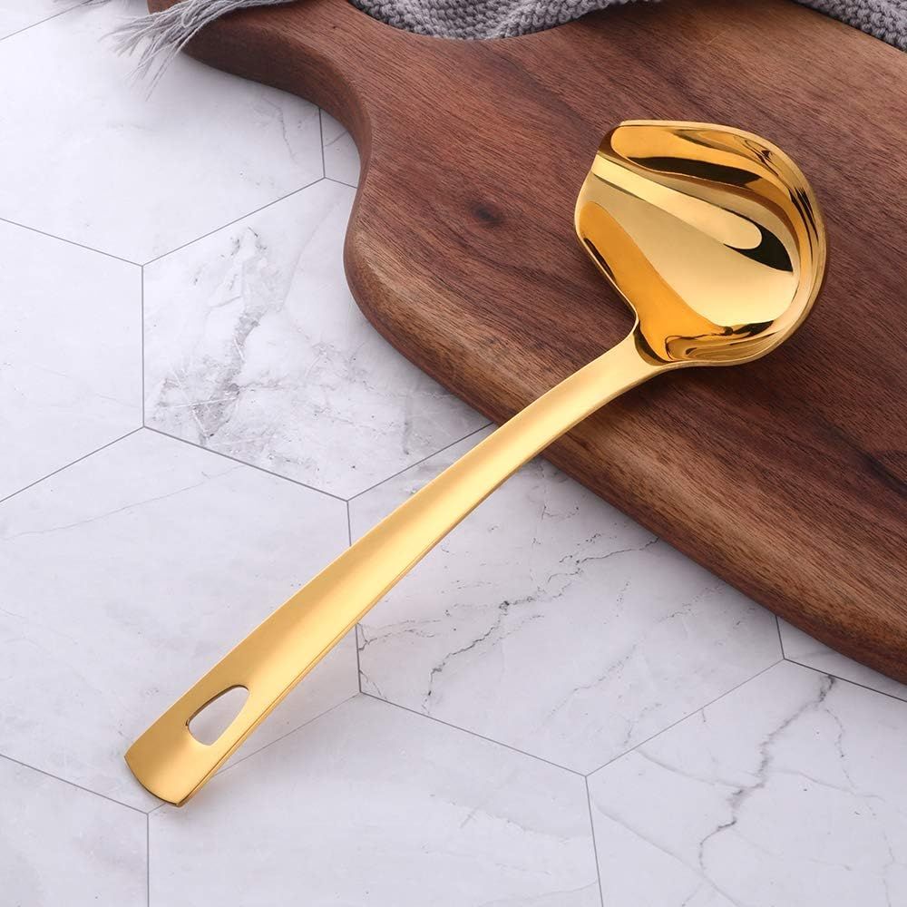 403 Stainless Steel Kitchen Ladle Cooking Utensils with Handle view 2