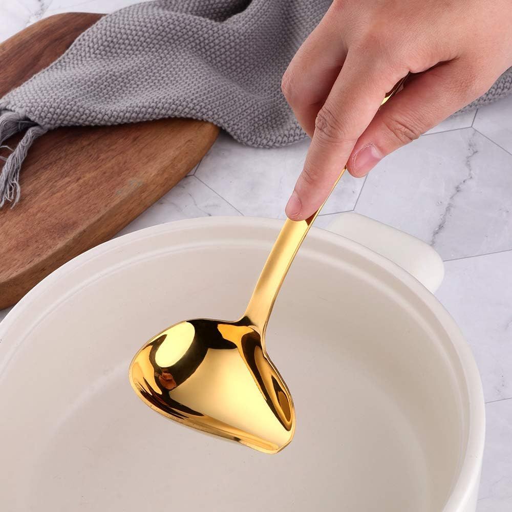 403 Stainless Steel Kitchen Ladle Cooking Utensils with Handle view 3