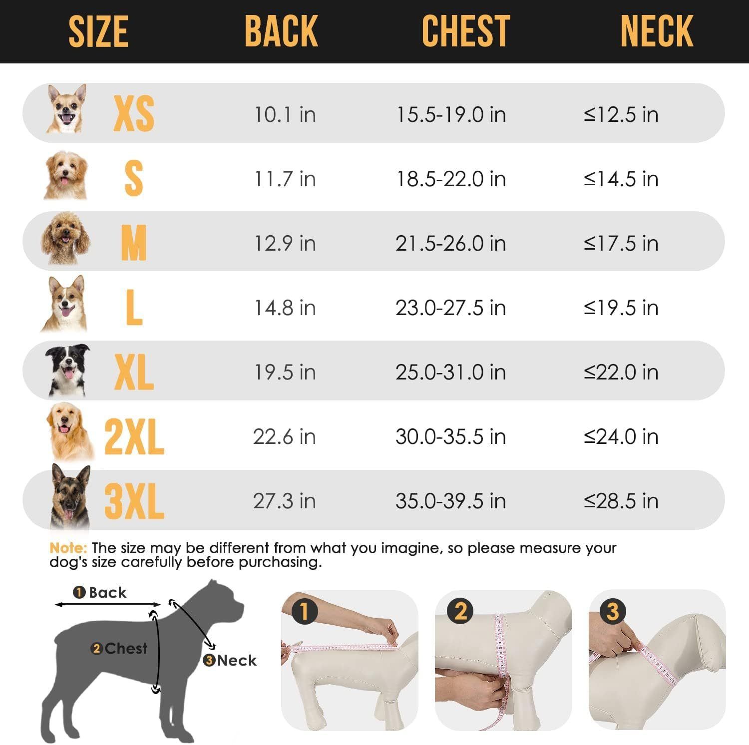 Dog Raincoat, Adjustable Dog Rain Jacket Clear Hooded Double Layer, Waterproof view 5