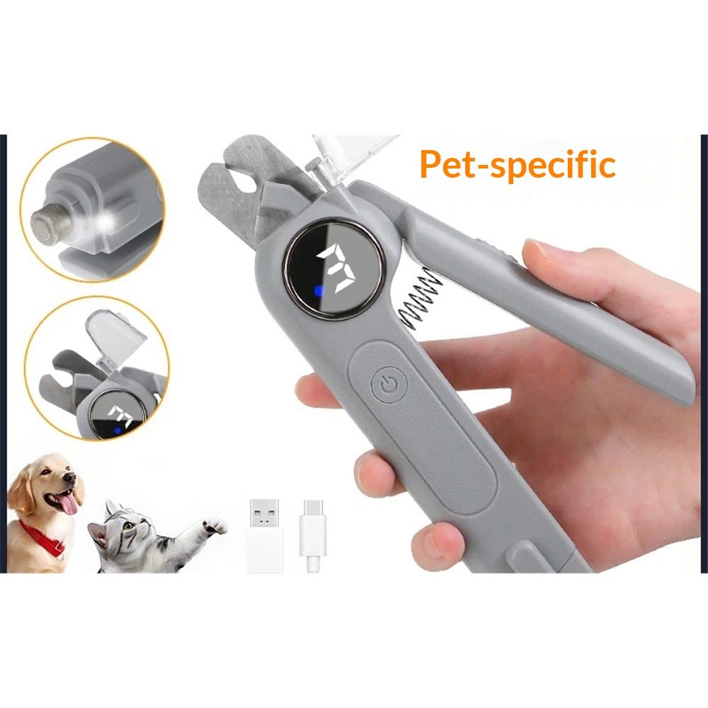 2-in-1 Dog Nail Clippers & Grinder with Light view 5