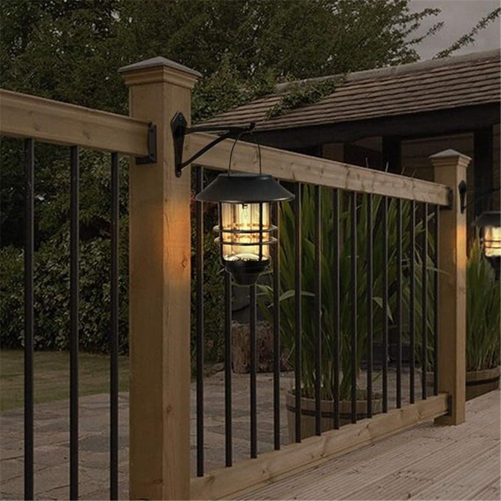 2 Piece 6" Outdoor Indoor Decorative Small Planter Lantern Hooks for Wall view 4