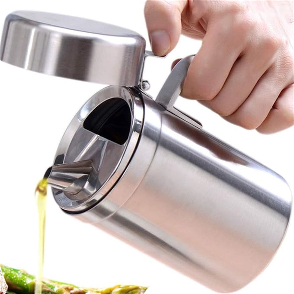 Stainless Steel Olive Oil Dispenser Bottle view 3