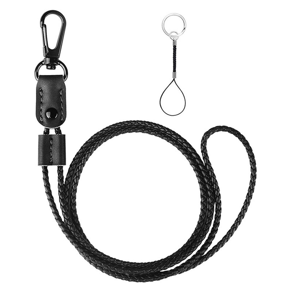 2 Pack of Lanyard, Leather Braided Badge Lanyard for ID Card Holder Keys view 3