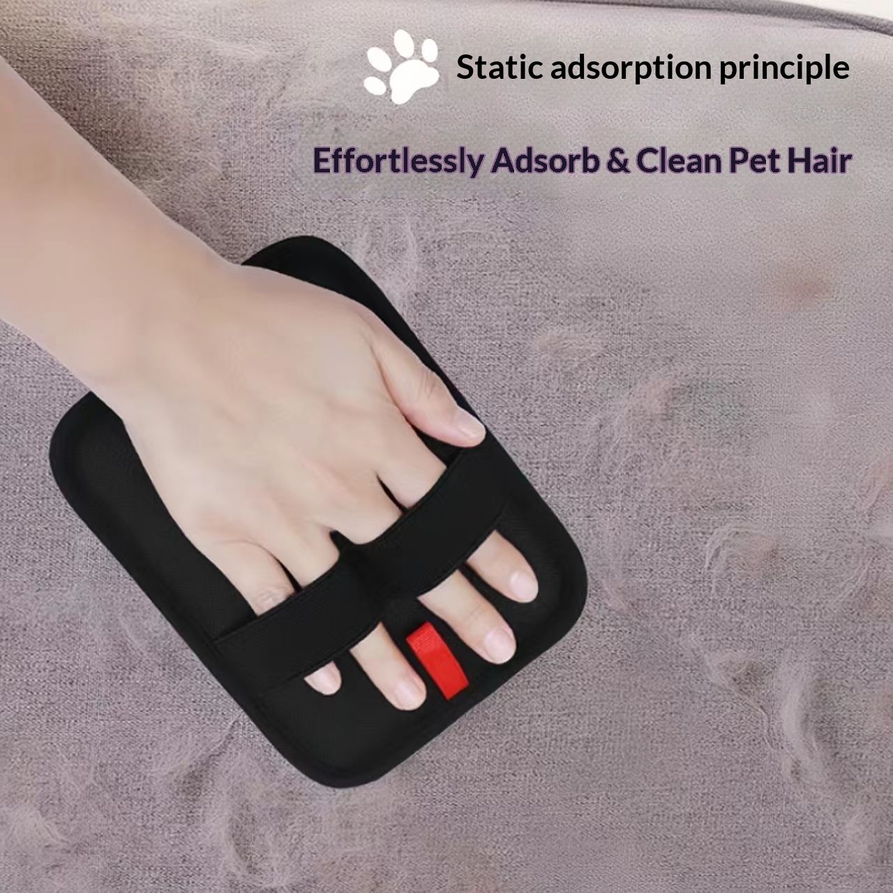 Pet Hair Remover Gloves for Cats & Dogs view 2