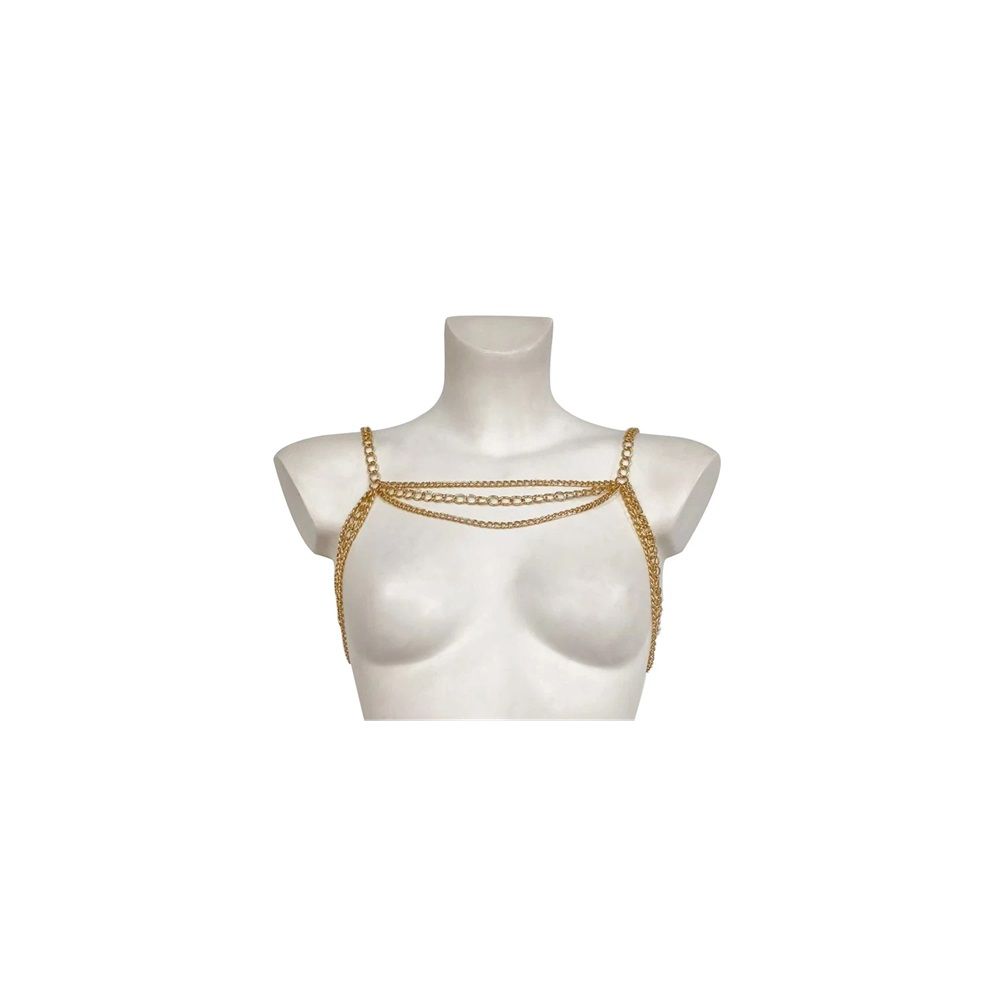WomenTassel Body Chain Shawl Dainty Body Jewelry Layered Shoulder Chain
