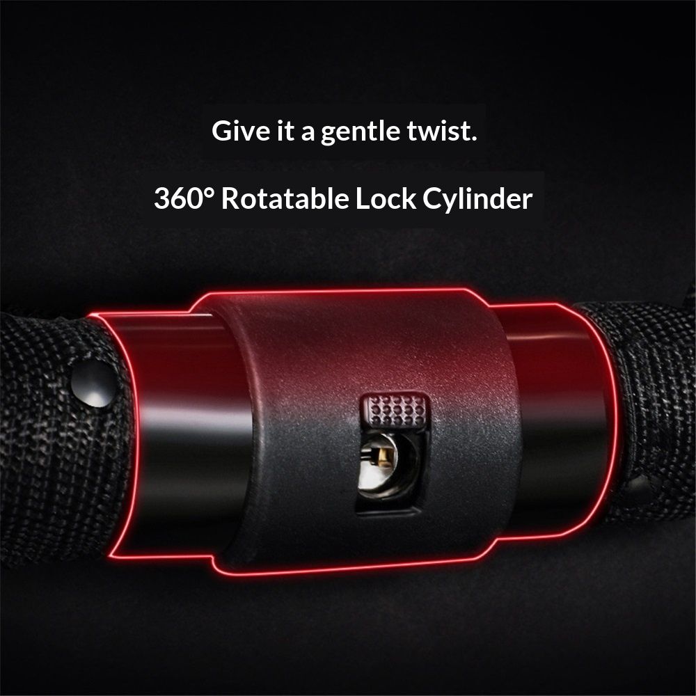 Bike Chain Lock 0.6m Heavy Duty Motorcycle Chain Locks Thick Anti-Theft view 3