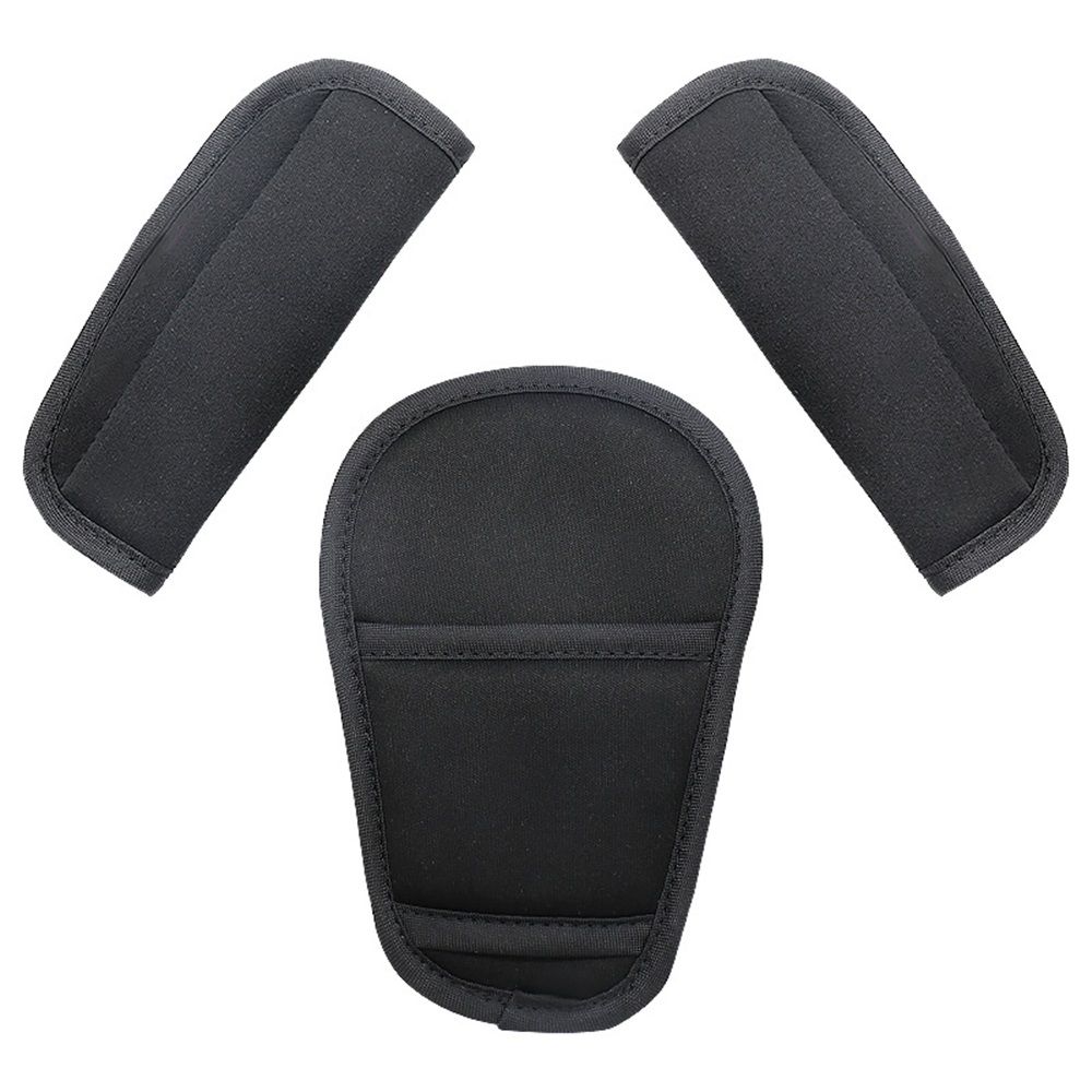 two sets 3 Pieces Shoulder Crotch Pad Compatible with Car Seat Stroller High Chair