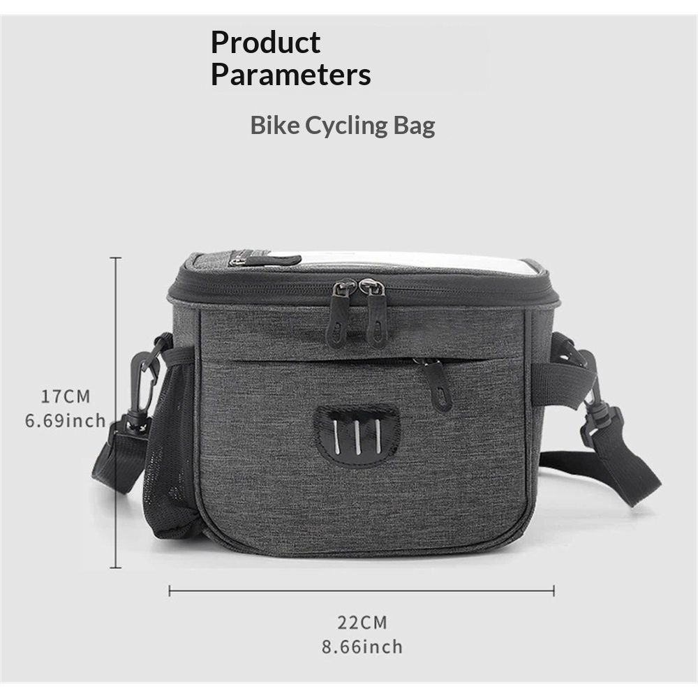 Bike Frame Bag Bicycle Handlebar Bag Bicycle Bag Bike Front Tube Bag Bike Bag view 5