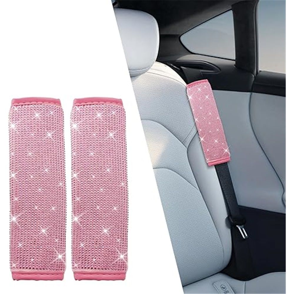 4 pieces of car seat belt covers - women's seat belt shoulder pads view 3