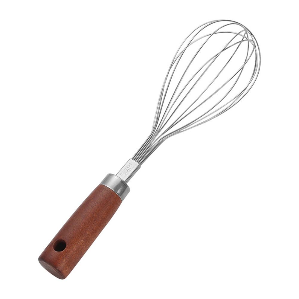 Egg Whisk: Stainless Steel Kitchen Cooking Wire Balloon Wisk — image 1
