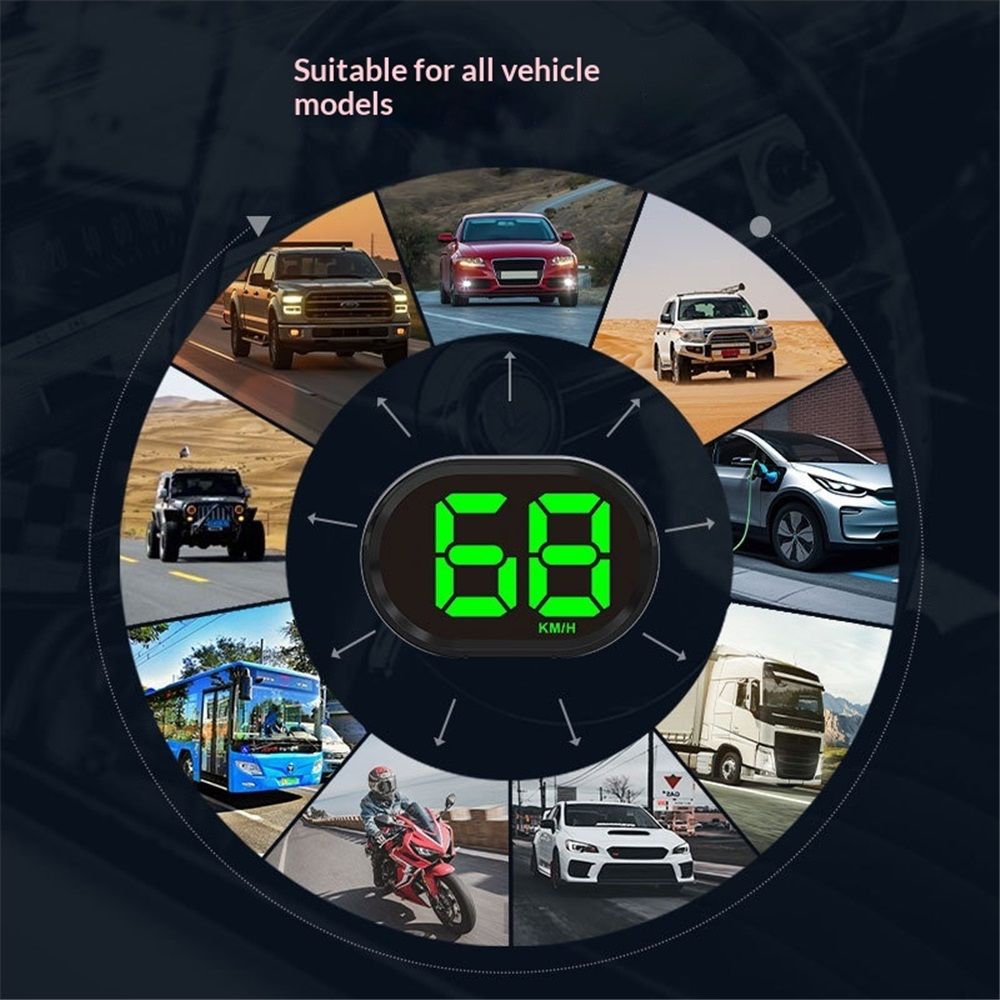 GPS Digital Speedometer for Car KM view 2