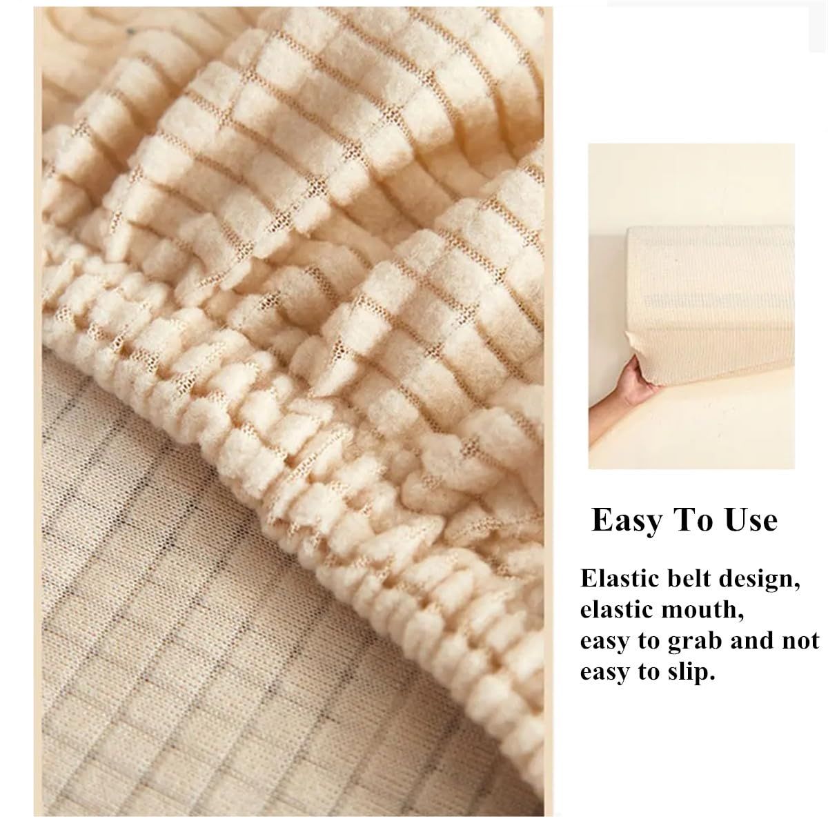 Air Conditioner Cover 35-37 Inch Knitted Elastic Cloth Dustproof for view 3