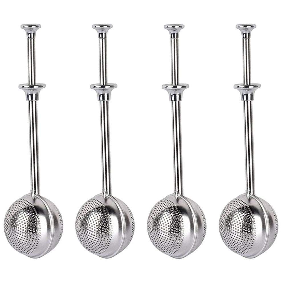 4 Pcs Stainless Steel Tea Infuser Tea Strainer Sugar Flour Sifters Powdered