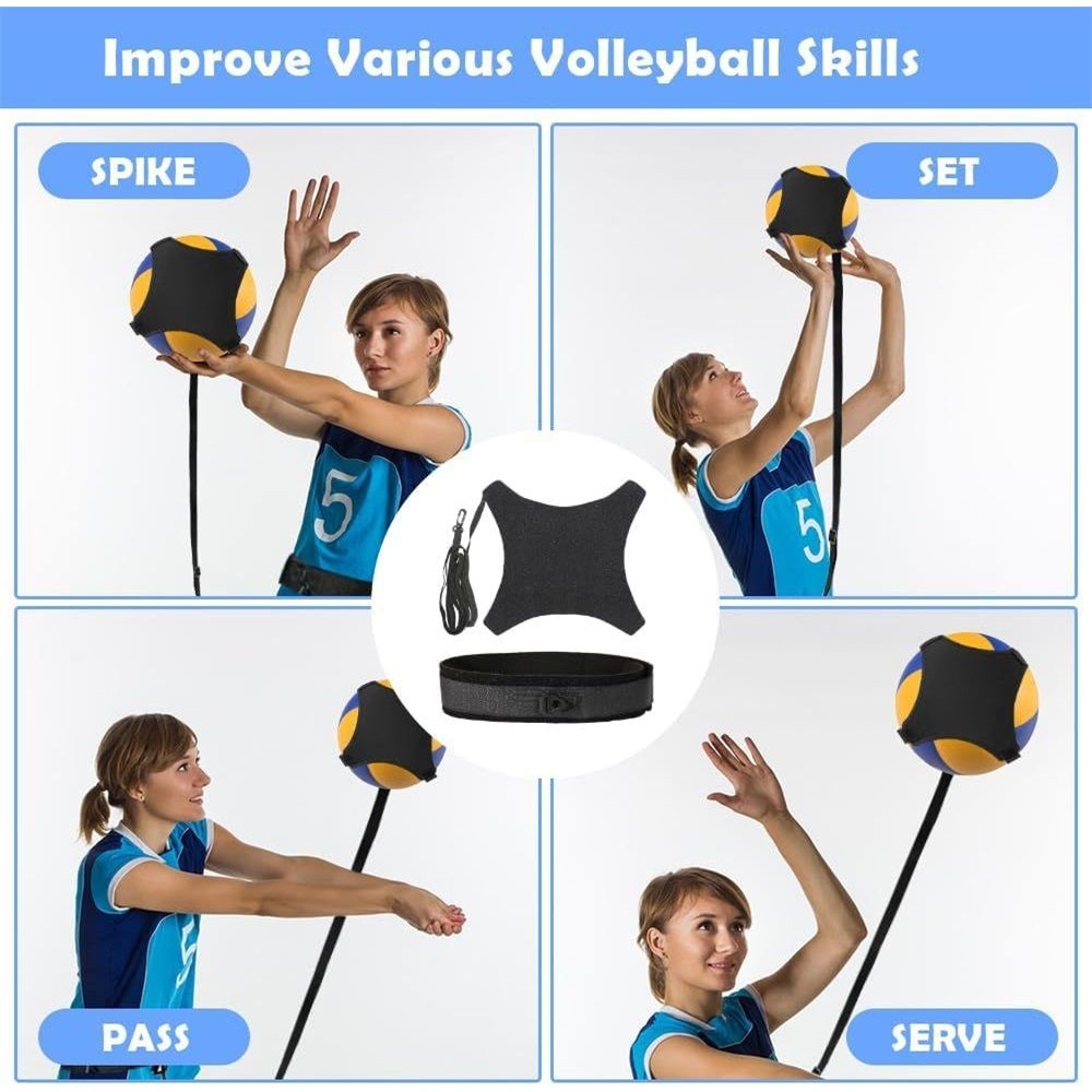 Volleyball Training Equipment Aid Great Trainer for Solo Practice of Serving view 4