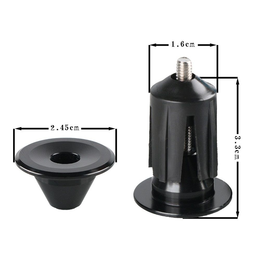 2 Pair aluminum alloy Bike Handlebar Ends view 4