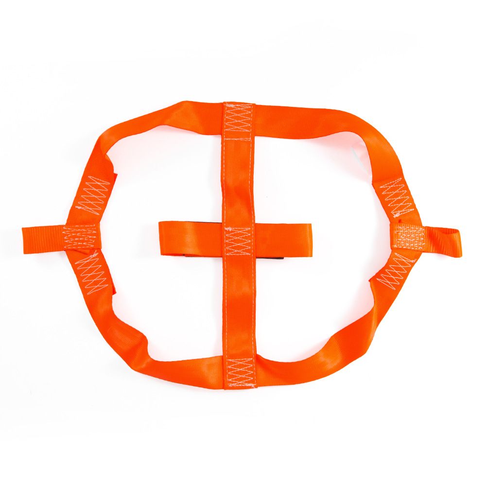 Universal Motorcycle Rear Wheel Tie down Strap in Orange — image 1