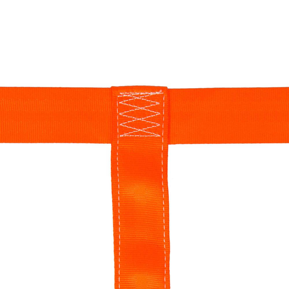 Universal Motorcycle Rear Wheel Tie down Strap in Orange view 5