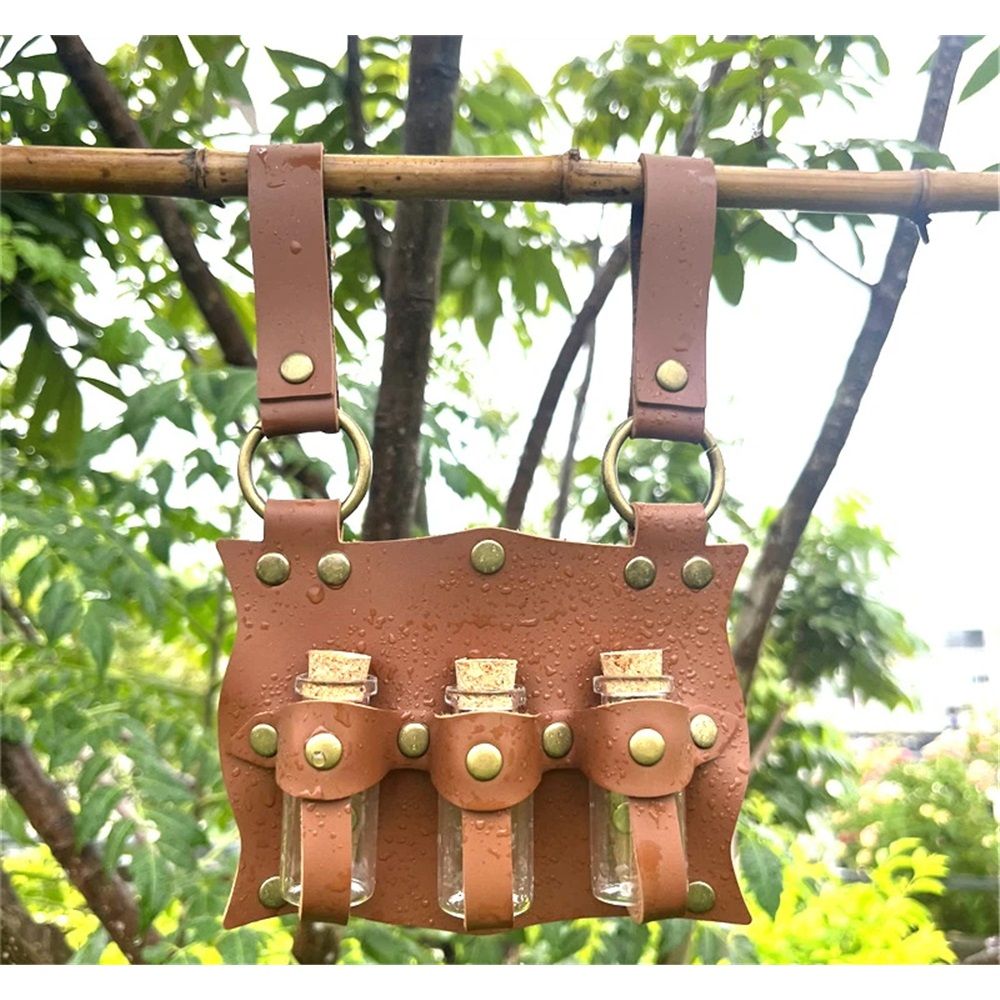 Cork Potion Bottle Cosplay Accessories Belt Loop Medieval Renaissance Witch view 4