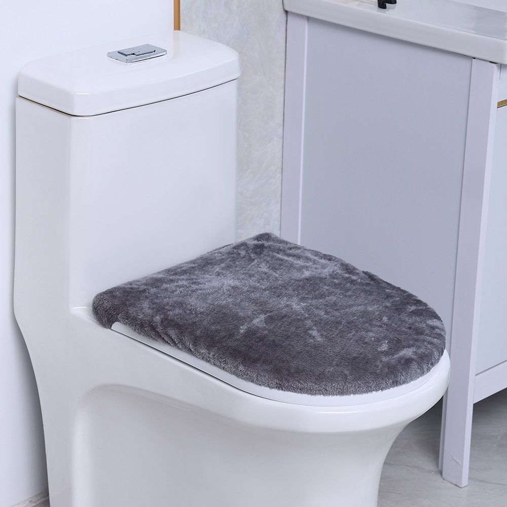 Toilet Lid Cover – velvet view 2
