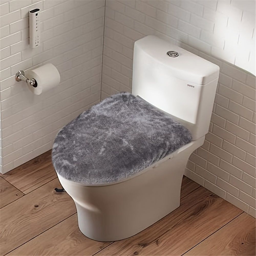Toilet Lid Cover – velvet view 3