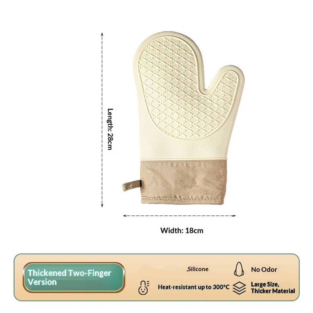 1 pair of Silicone Oven Mitts，Heat Resistant up to 572°F view 4