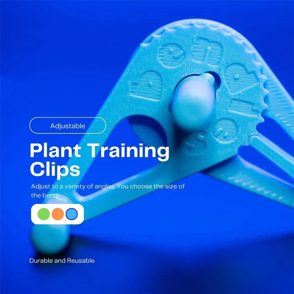 50 Pcs Plant Stem Trainer Low Stress Training Clips Stem Bender Clips for view 3