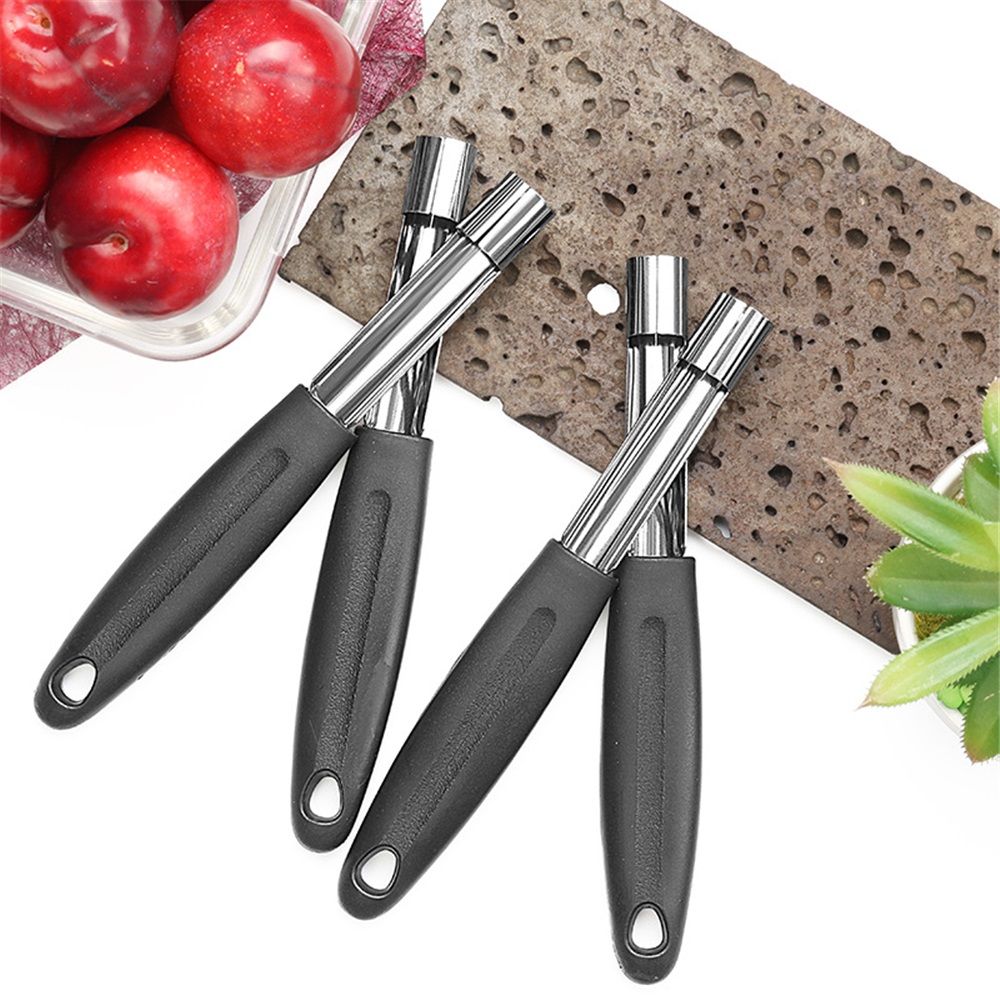 Premium Apple Corer Tool 4 Pack – Kitchen Stainless Steel Apple Core Remover view 2