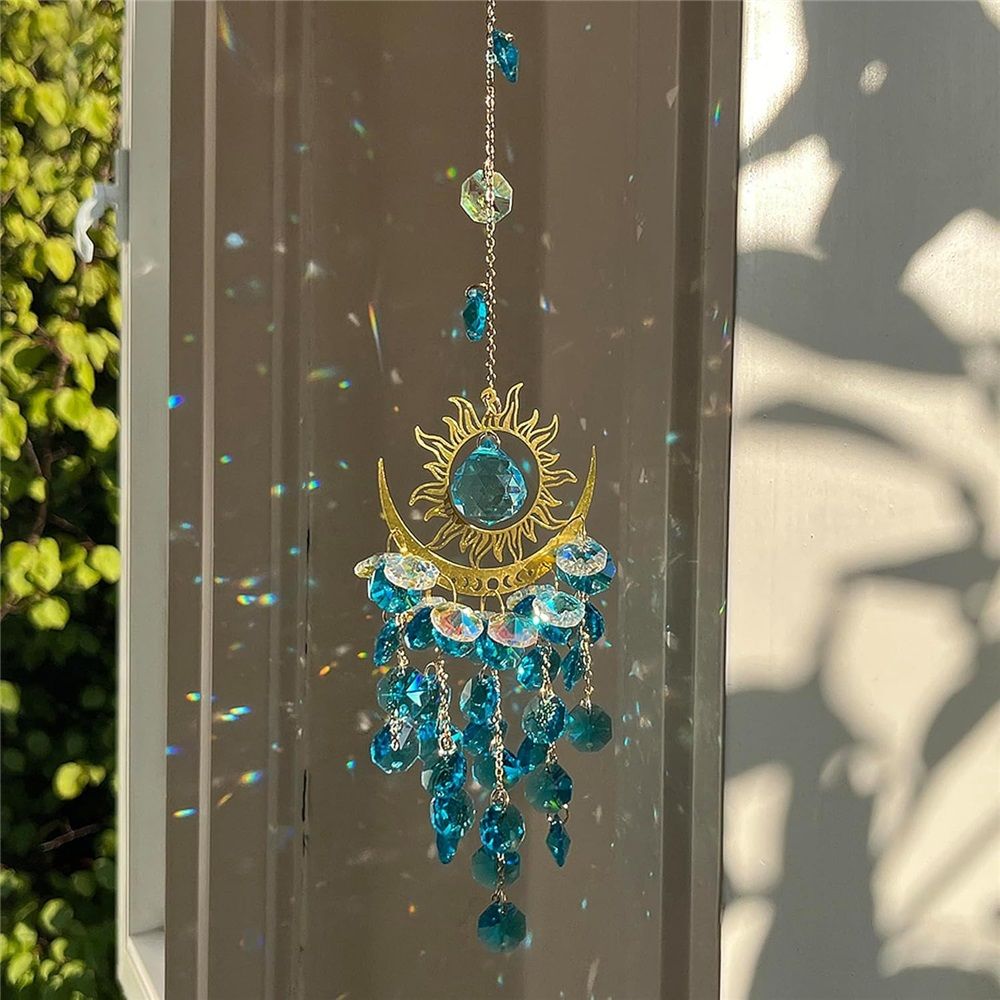 Sun Rainbow Maker for Garden Suncatchers Prisms Boho Wind Chimes — image 1