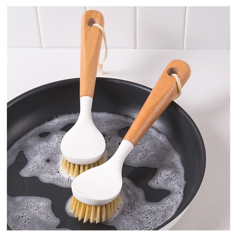 2 pack Wooden Dish Brush view 2