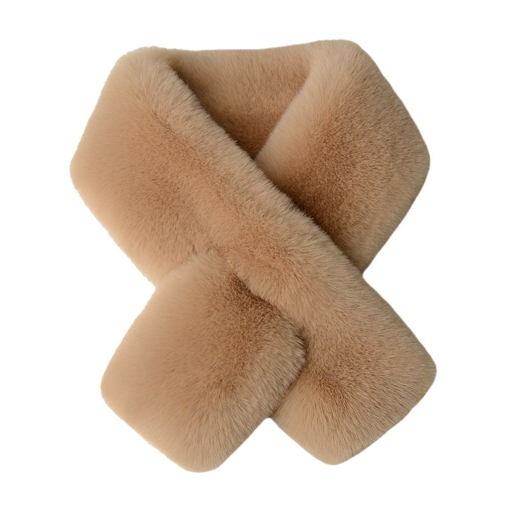 Faux Fur Collar Scarf for Women Winter