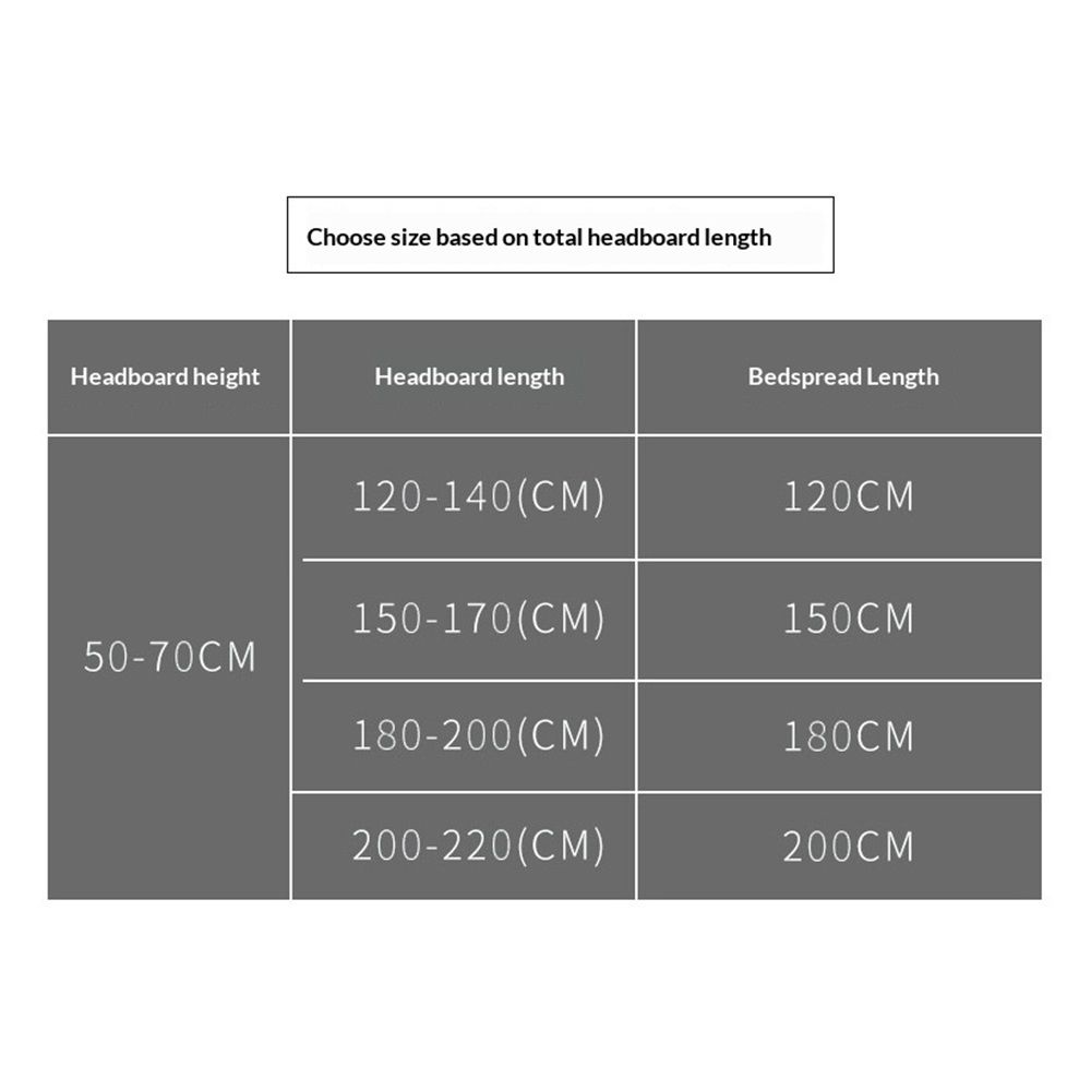 Waterproof Stretch Bed Headboard Cover Wipeable Headboard Slipcover Dustproof view 4