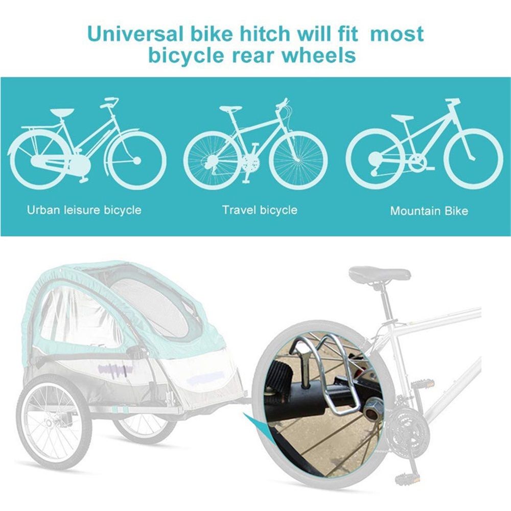 Universal Bike Trailer Hitch Quick Release Steel Linker Bicycle Trailer Hitch view 5