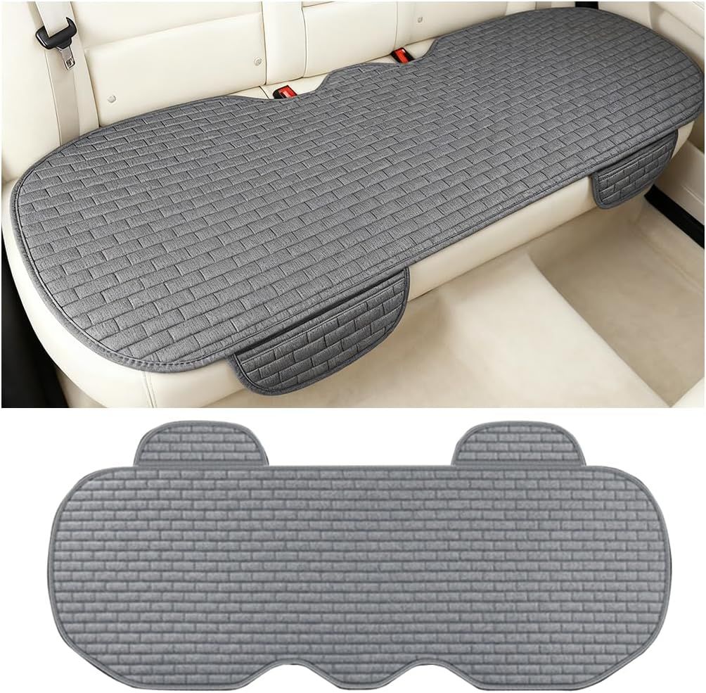 Car Back Seat Cover, Non-Slip Vehicle Rear Seat Bottom Cushion Pad with — image 1