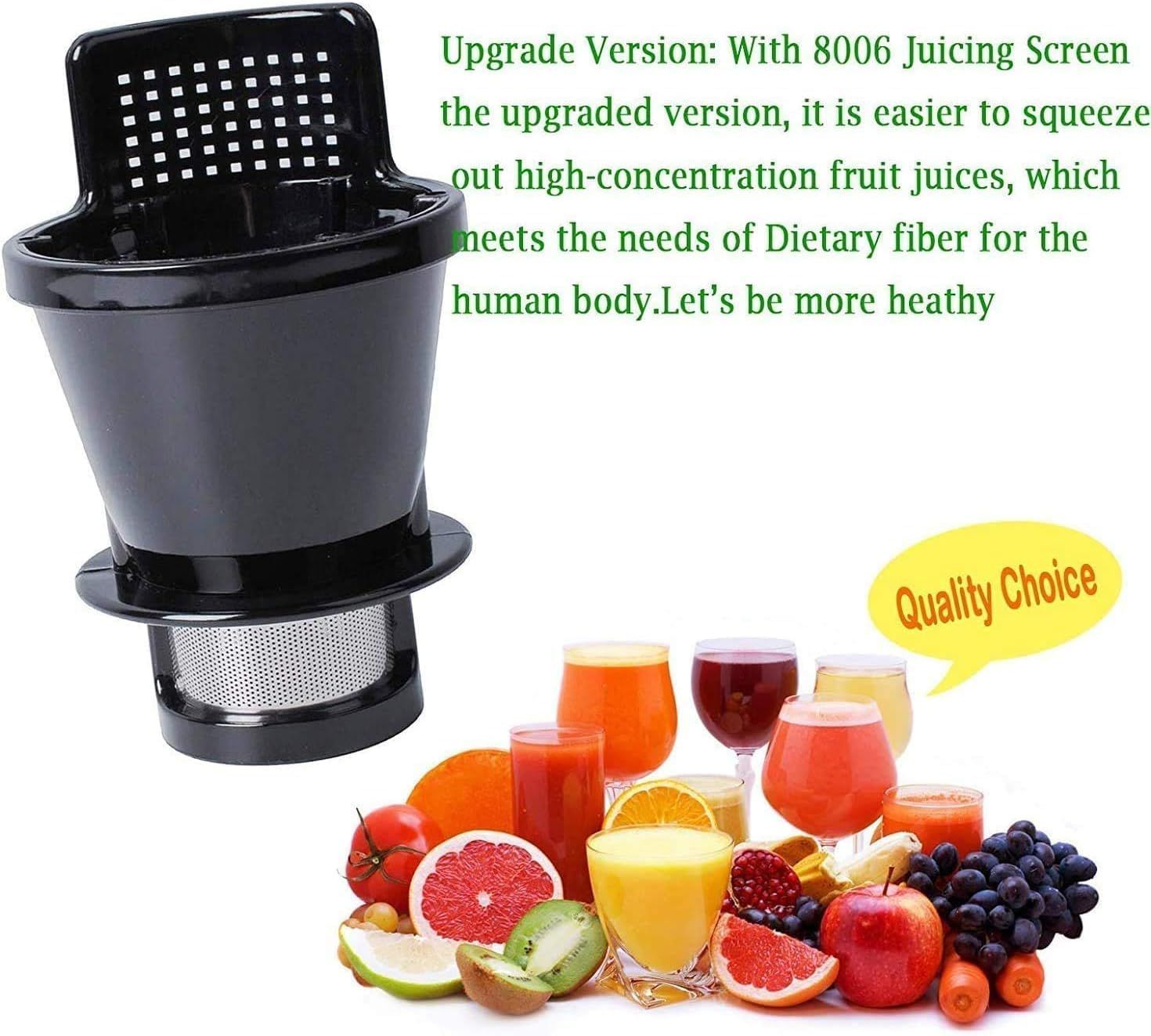 Juicing Screen Replacement Parts Compatible with Omegae Models view 2