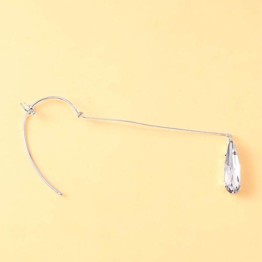 1pc Luxurious Teardrop Ear Clip view 2